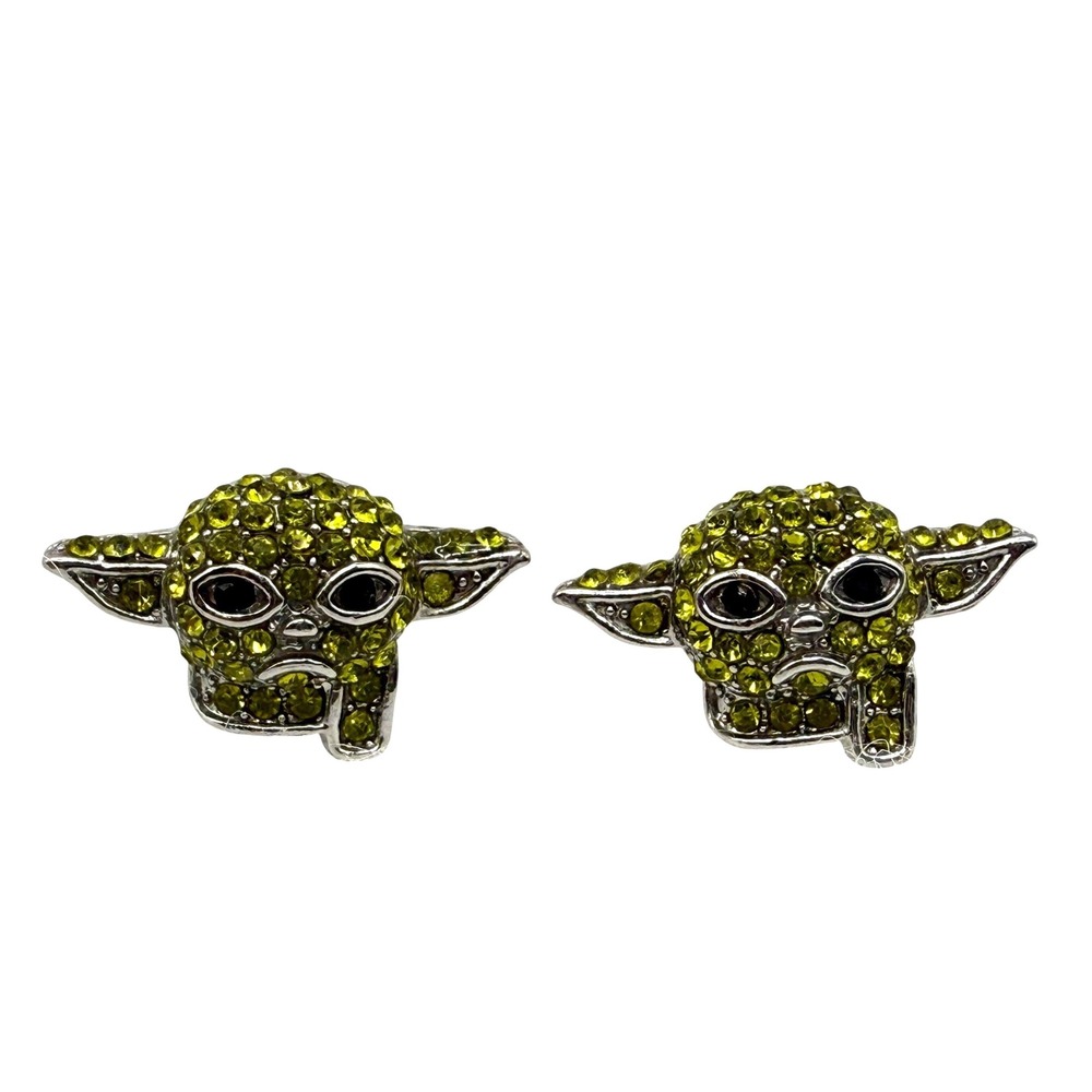 Grogu Stud Earrings – Baby Yoda Star Wars Inspired Novelty Jewelry